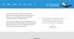 Desktop Screenshot of leftpropeller.com